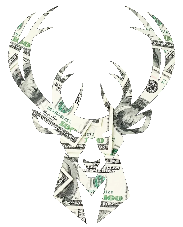 Milwaukee Bucks Team Logo Money Print Premium DieCut Vinyl Decal PICK SIZE