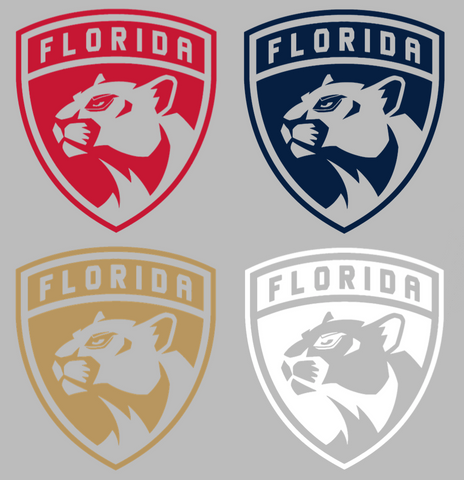 Florida Panthers Team Logo Premium DieCut Vinyl Decal PICK COLOR & SIZE