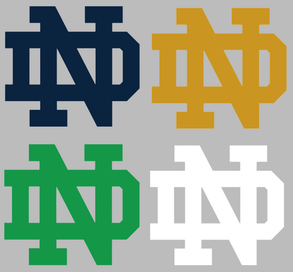 Notre Dame Fighting Irish Team Logo Premium DieCut Vinyl Decal PICK COLOR & SIZE