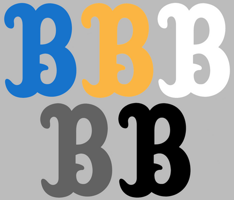 UCLA Bruins Alternate B Logo Premium DieCut Vinyl Decal PICK COLOR & SIZE