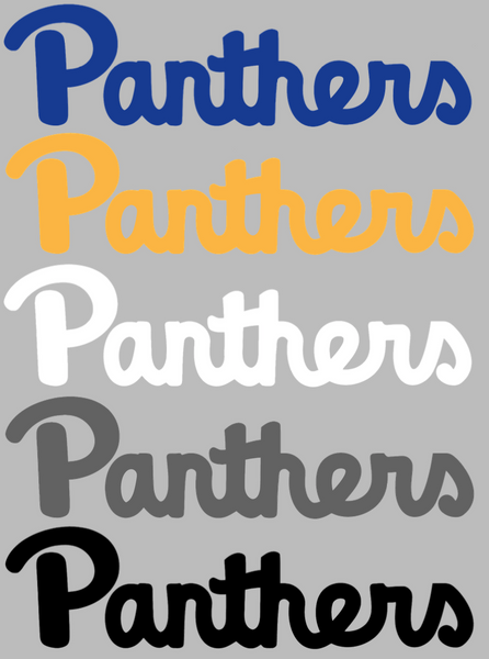Pittsburgh Pitt Panthers Team Name Logo Premium DieCut Vinyl Decal PICK COLOR & SIZE
