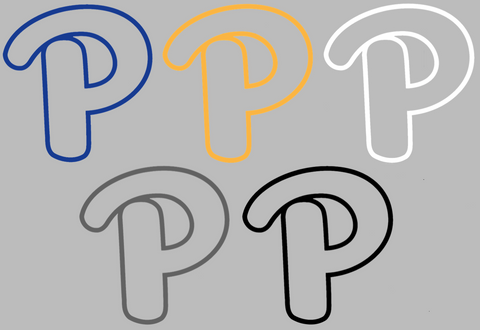 Pittsburgh Pitt Panthers P Logo Premium DieCut Vinyl Decal PICK COLOR & SIZE