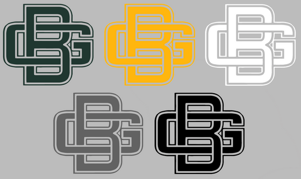 Green Bay Packers Retro Throwback Logo Premium DieCut Vinyl Decal PICK COLOR & SIZE