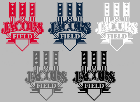 Cleveland Indians Jacobs Field Logo Premium DieCut Vinyl Decal PICK COLOR & SIZE