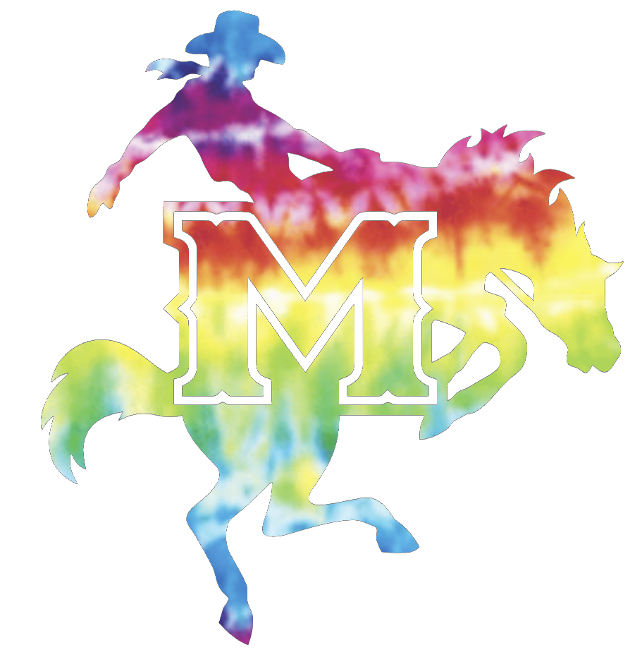 McNeese State Cowboys Team Logo Crucial Catch Cancer Tie Dye Vinyl Decal PICK SIZE