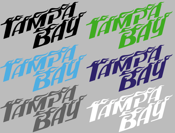 Tampa Bay Rays City Connect Team Name Logo Premium DieCut Vinyl Decal PICK COLOR & SIZE