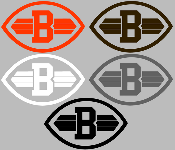 Cleveland Browns Brownie Elf Retro Logo Decal Sticker - Multiple Sizes Available