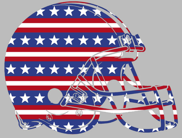 Cleveland Browns Stars & Stripes Team Logo USA American Flag Vinyl Decal PICK SIZE
