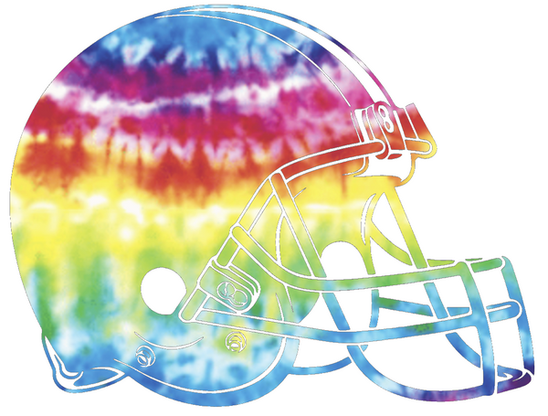 Cleveland Browns Crucial Catch Cancer Team Logo Tie Dye Vinyl Decal PICK SIZE