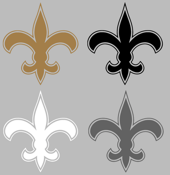 New Orleans Saints Retro Throwback Logo Premium DieCut Vinyl Decal PICK COLOR & SIZE