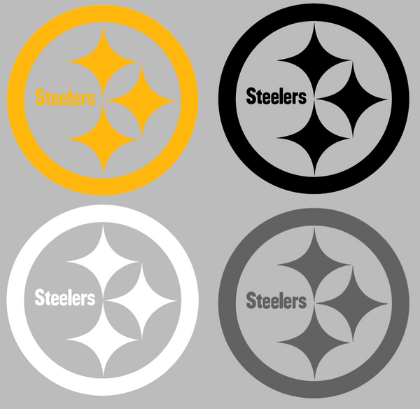 Pittsburgh Steelers Team Logo Premium DieCut Vinyl Decal PICK COLOR & SIZE