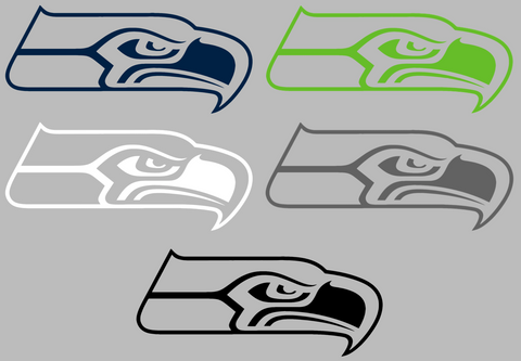 Seattle Seahawks Alternate Logo Premium DieCut Vinyl Decal PICK COLOR & SIZE