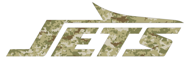 New York Jets Salute to Service Team Logo Camouflage Camo Vinyl Decal PICK SIZE