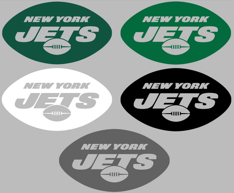 New York Jets Retro Throwback Logo Premium DieCut Vinyl Decal PICK COLOR & SIZE