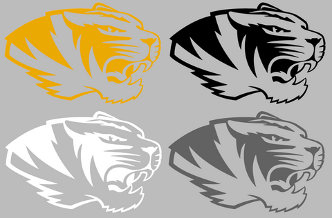 Missouri Tigers Alternate Team Logo Premium DieCut Vinyl Decal PICK COLOR & SIZE