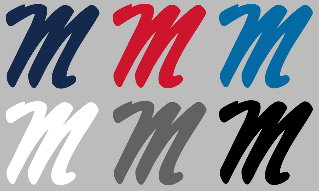 Ole Miss Mississippi Rebels Alternate M Logo Premium DieCut Vinyl Decal PICK COLOR & SIZE
