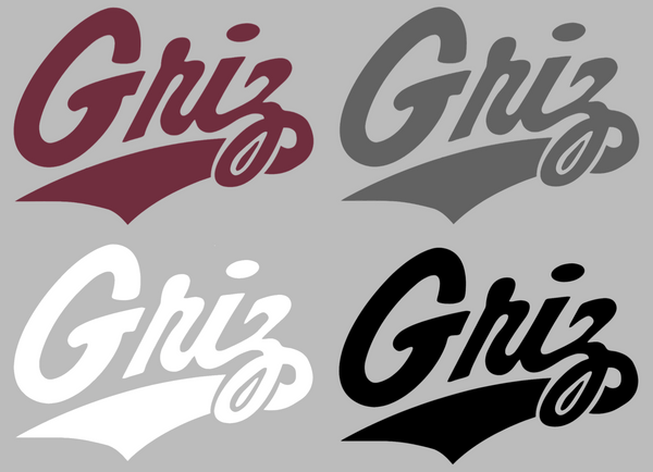 Montana Grizzlies Griz Logo Premium DieCut Vinyl Decal PICK COLOR & SIZE