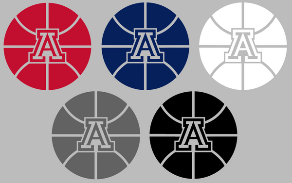 Arizona Wildcats Vinyl Decal - 5x6 Inch State Shaped Car Sticker, Officially Licensed Team Logo