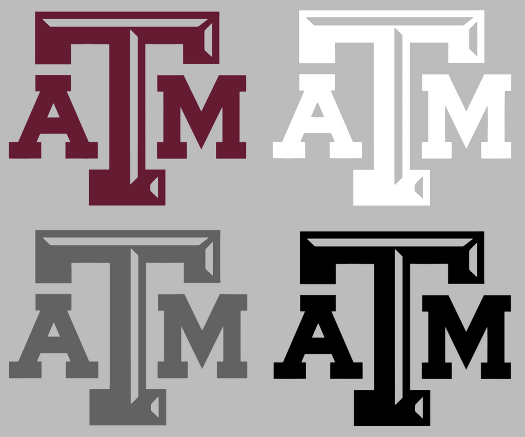 Texas A&M Aggies Team Logo Premium DieCut Vinyl Decal PICK COLOR & SIZE