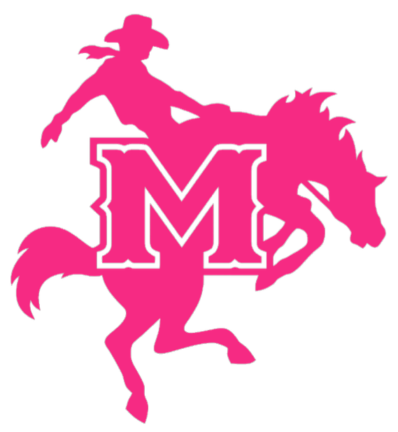 McNeese State Cowboys HOT PINK Team Logo Premium DieCut Vinyl Decal PICK SIZE