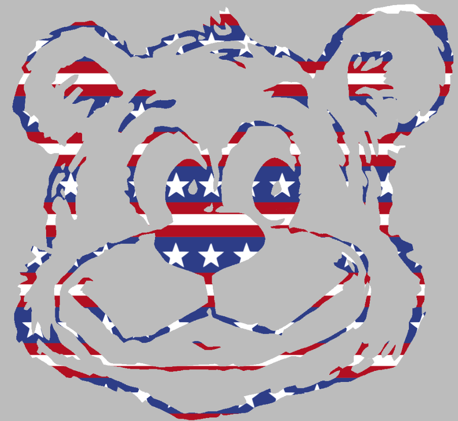 UCLA Bruins Retro Throwback Logo Stars & Stripes USA American Flag Vinyl Decal PICK SIZE