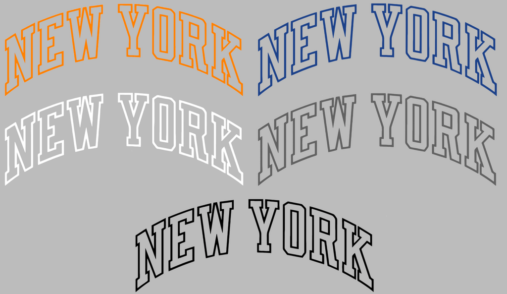 New York Knicks Team Name Logo Premium DieCut Vinyl Decal PICK COLOR & SIZE