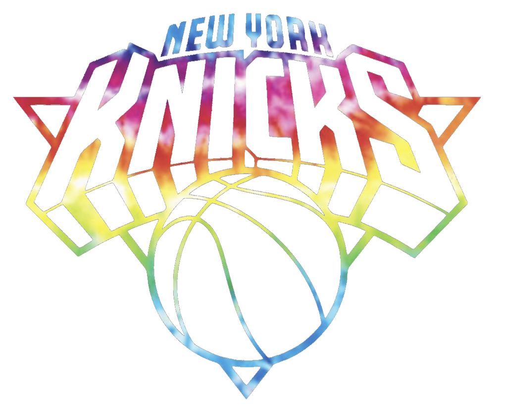 New York Knicks Team Logo Crucial Catch Cancer Tie Dye Vinyl Decal PICK SIZE