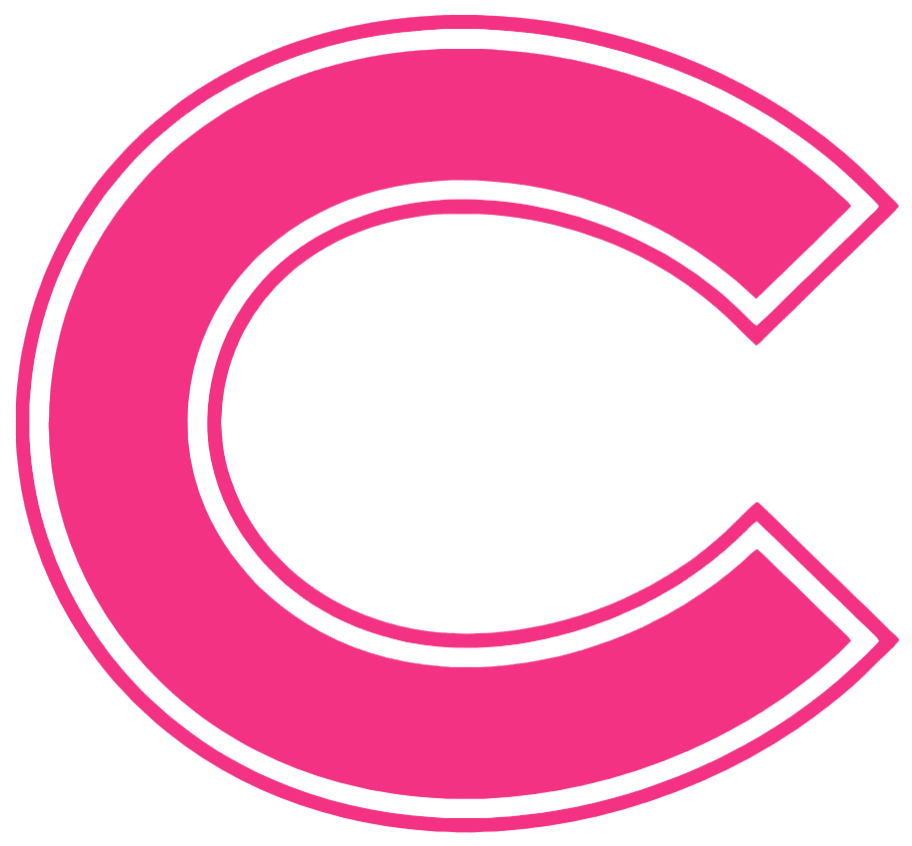 Colgate Raiders HOT PINK Team Logo Premium DieCut Vinyl Decal PICK SIZE