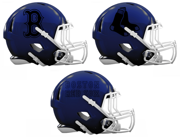 bostons new football helmets Boston Red Sox Custom Concept Navy Blue Mini Riddell Football Helmet –  SportsJewelryProShop