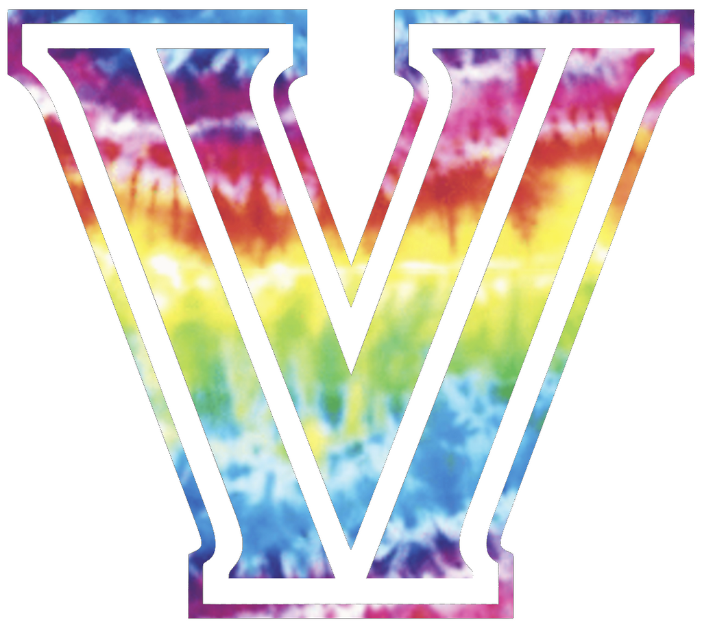 Villanova Wildcats Team Logo Crucial Catch Cancer Tie Dye Vinyl Decal PICK SIZE