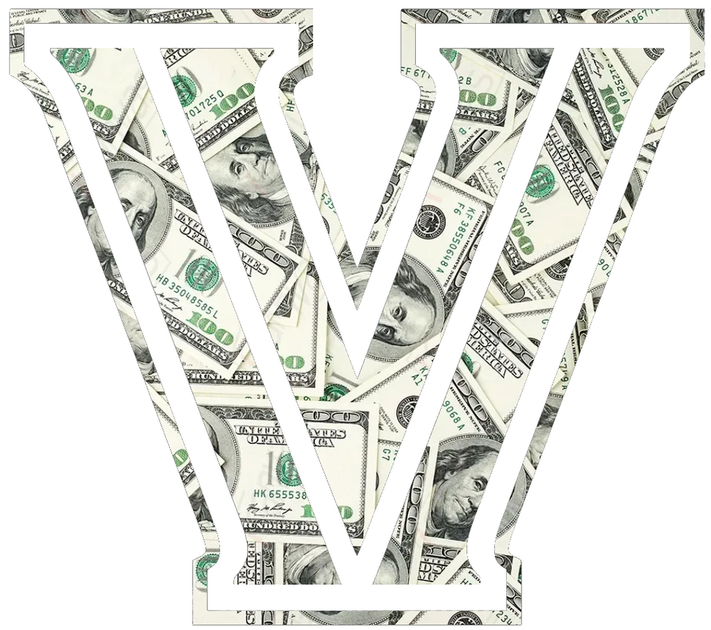 Villanova Wildcats Team Logo Money Print Premium DieCut Vinyl Decal PICK SIZE