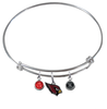 Arizona Cardinals Expandable Wire Bangle Charm Bracelet