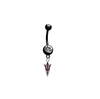 Arizona State Sun Devils Style 2 BLACK College Belly Button Navel Ring