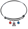 Arizona Wildcats Black NCAA Expandable Wire Bangle Charm Bracelet