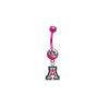 Arizona Wildcats PINK College Belly Button Navel Ring