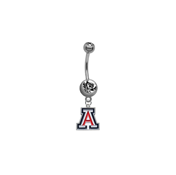 Arizona Wildcats NCAA College Belly Button Navel Ring
