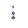 Auburn Tigers BLUE College Belly Button Navel Ring