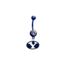 BYU Brigham Young Cougars BLUE College Belly Button Navel Ring