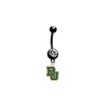 Baylor Bears BLACK College Belly Button Navel Ring