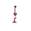 Cincinnati Bearcats RED College Belly Button Navel Ring