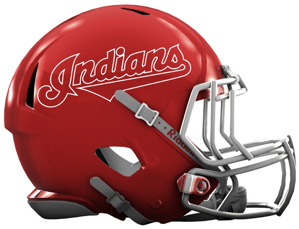 cleveland indians football helmet Cleveland Indians Custom Concept Red Mini Speed Football Helmet –  SportsJewelryProShop
