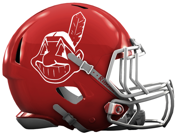 cleveland indians football helmet Cleveland Indians Custom Concept Red Mini Speed Football Helmet – SportsJewelryProShop