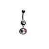 Florida State Seminoles BLACK College Belly Button Navel Ring