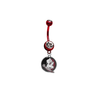 Florida State Seminoles (New Logo) RED College Belly Button Navel Ring