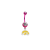 Iowa Hawkeyes Style 2 PINK College Belly Button Navel Ring 