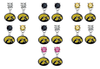 Iowa Hawkeyes NCAA Swarovski Crystal Stud Rhinestone Earrings
