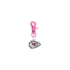 Kansas City Chiefs NFL COLOR EDITION Pink Pet Tag Collar Charm