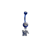 Memphis Tigers BLUE College Belly Button Navel Ring