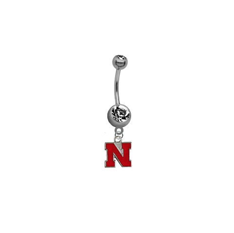 Nebraska Cornhuskers NCAA College Belly Button Navel Ring