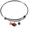 Oregon State Beavers BLACK Color Edition Expandable Wire Bangle Charm Bracelet